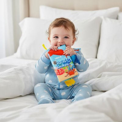 Livre bebe en tissus