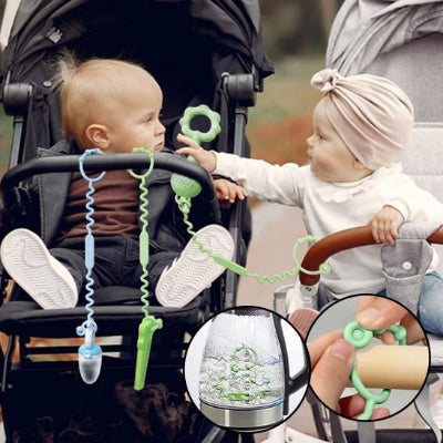 Attache Tetine - BabyAntiDropChain™ - Bébé Touriste