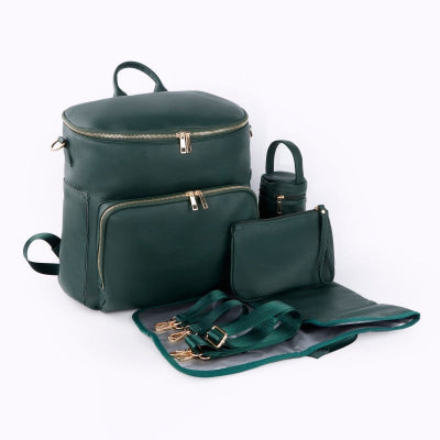 sac a langer vert - cuir PU