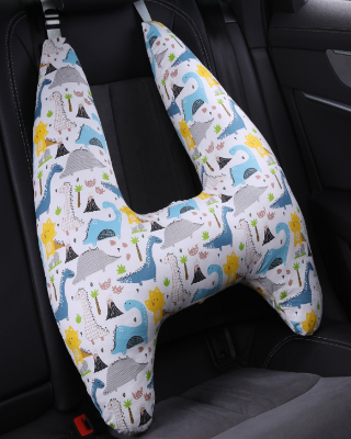 Oreiller de voyage bleu