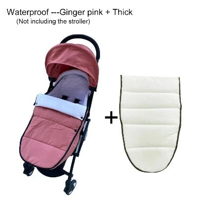 Chancelière Poussette - StrollerFootmuff™ - ROSE - Bébé Touriste