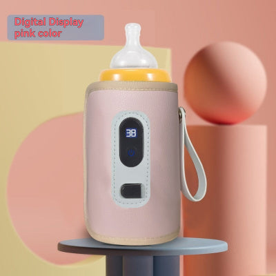 chauffe biberon rose 