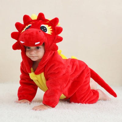 costume halloween bébé - Dragon rouge
