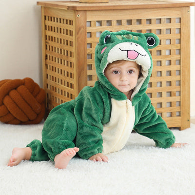 costume halloween bébé grenouille verte