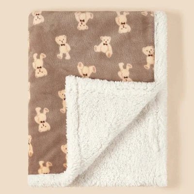 Couverture Bébé - BabyBlanket™ - Ourson Marron - Bébé Touriste