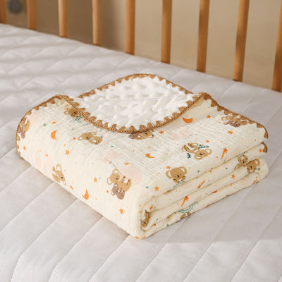 couverture bébé en velours - motif koala