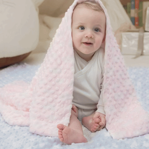 couverture polaire bébé - gif