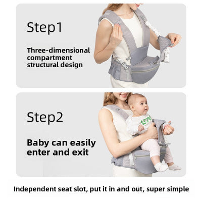Porte bébé évolutif - 2 étapes