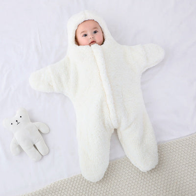 barboteuse bébé - nid d'ange blanc