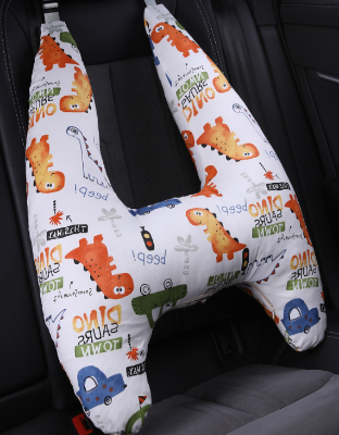 Oreiller de voyage jaune