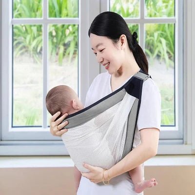 Porte Bébé - BabyCarrier™ - Gris - Bébé Touriste