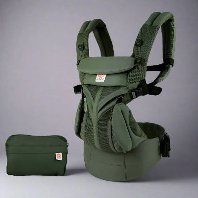 Porte Bébé - BreathBabyBag™ - Vert Olive - Bébé Touriste