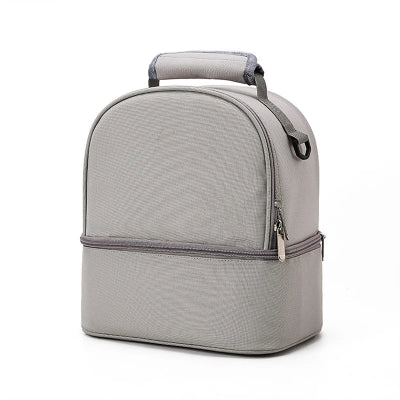 Porte biberon portable gris - sac à langer