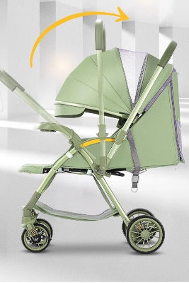 poussette verte 2 directions