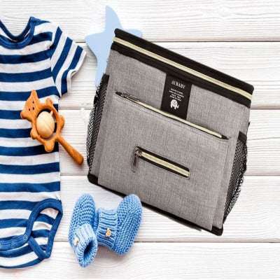 Sac à Langer - BabyTravel™ - Gris - Bébé Touriste