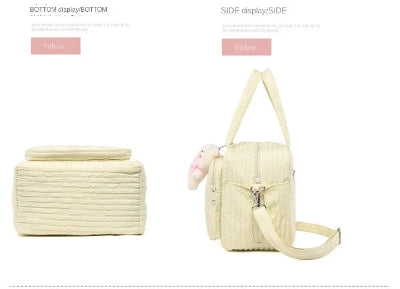 sac à langer jaune facettes