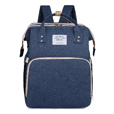 sac a langer bleu foncé - lit bébé de voyage